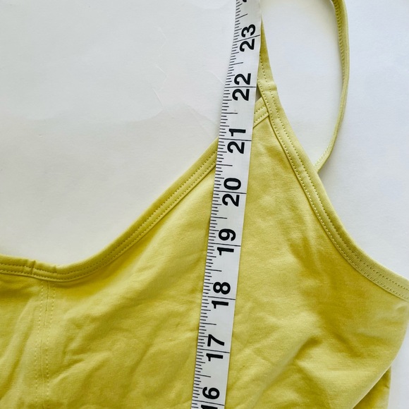Everlane The Cami Bodysuit in Yellow green - Picture 8 of 9
